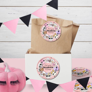 Halloween Stickers Envelope Box Bag Closures