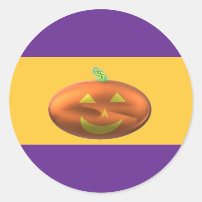 Halloween Stickers Jack-o-Lantern (Front)