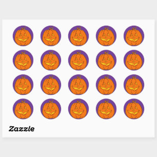 Halloween Stickers Jack-o-Lantern