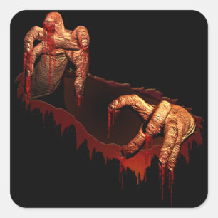 Halloween Stickers Personalised Zombie Stickers