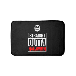 Halloween - Straight Outta Halloween Bath Mat