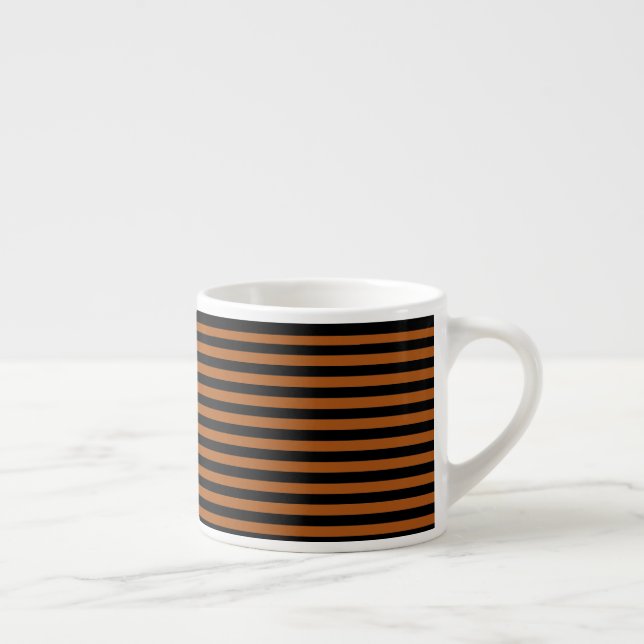 Halloween Stripes Espresso Cup (Right)