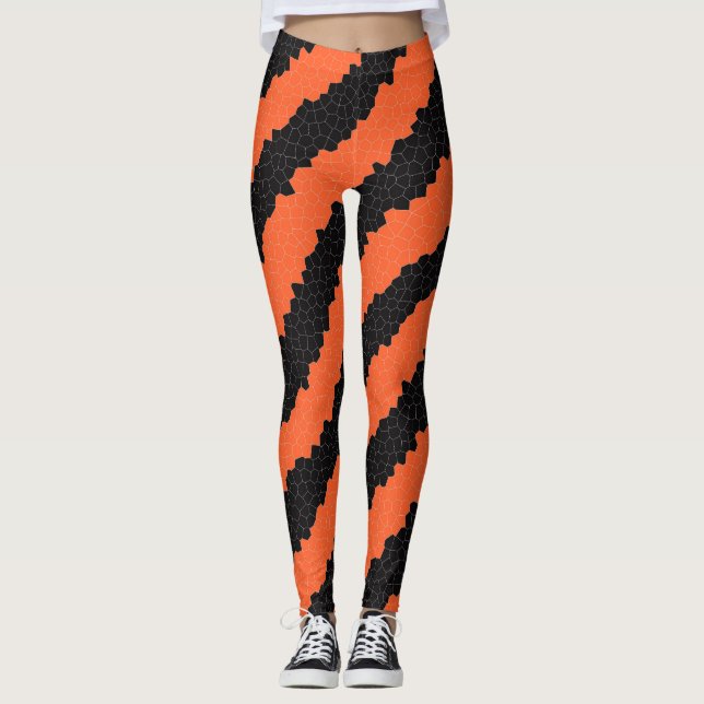 halloween stripes leggings (Front)