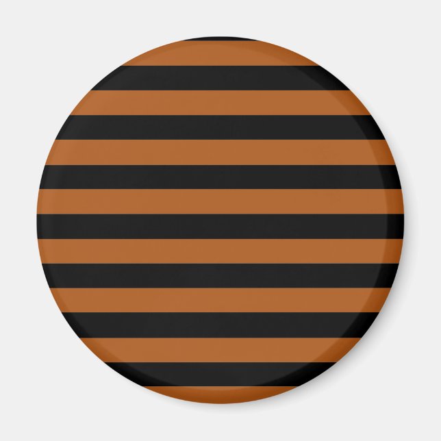 Halloween Stripes Magnet (Front)