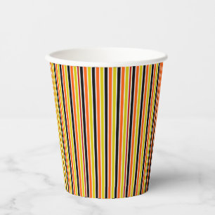 Halloween Stripes Paper Cups
