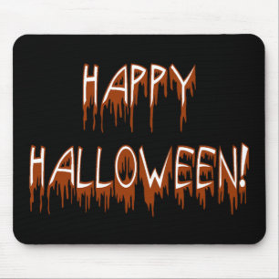Halloween Suffering Text Mouse Pad