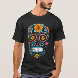 Halloween Sugar Skull Calavera T-Shirt