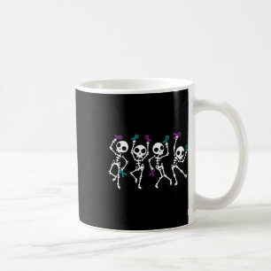 Halloween Suicide Prevention Awareness Skeleton Wo Coffee Mug