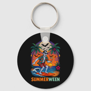 Halloween Summer Ween Dracula Costume Beach Party  Key Ring