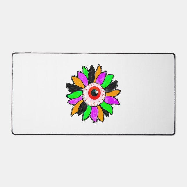 Halloween Sunflower Desk Mat (Front)