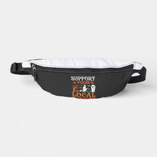 Halloween Support Your Local Witches Vintage Graph Bum Bags