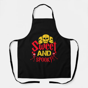 Halloween .Sweet and Spooky Apron