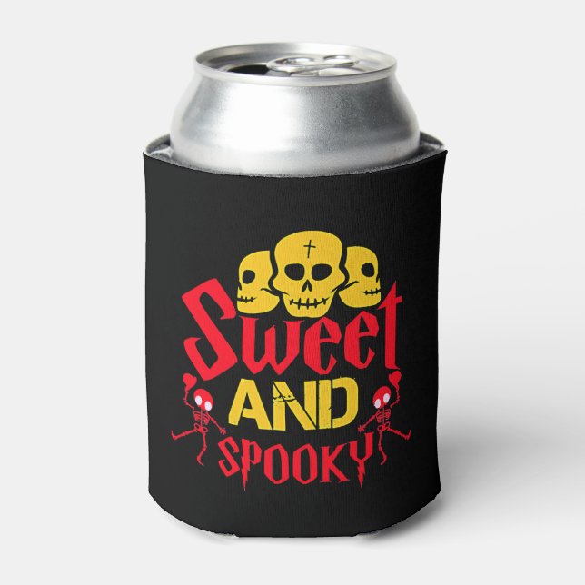 Halloween .Sweet and Spooky Can Cooler (Can Front)