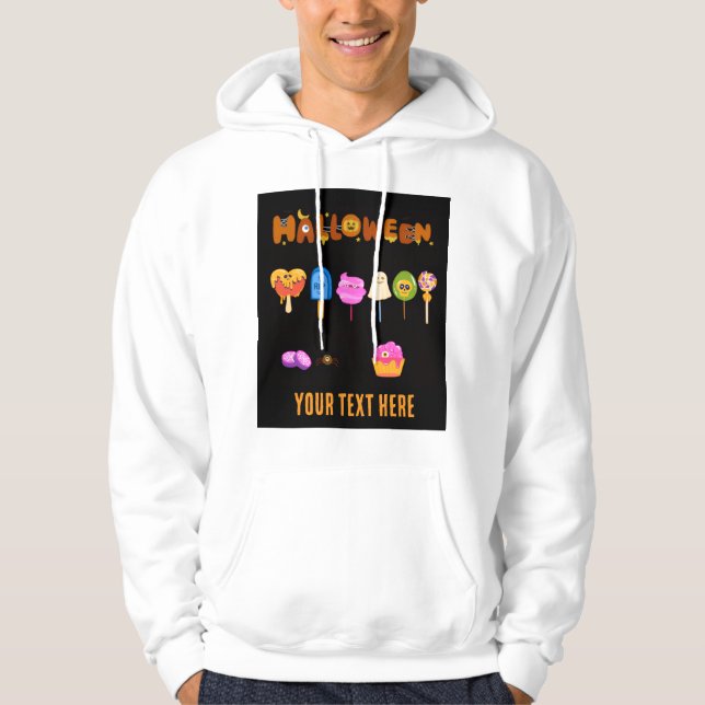  halloween sweets editable hoodie (Front)