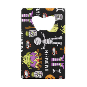 Halloween symbols, vintage seamless theme