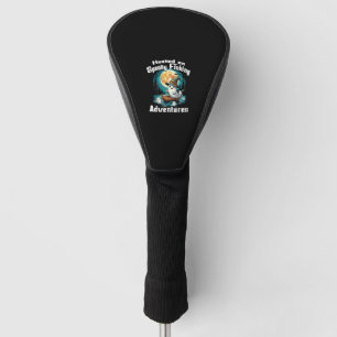 Halloween T Hooked on Spooky Fishing Golf Head Cover