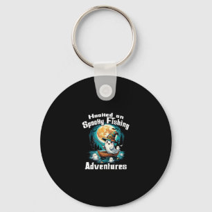 Halloween T  Hooked on Spooky Fishing Key Ring
