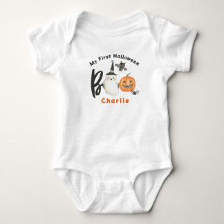 Halloween T-shirt-Boo-Spooky-First Halloween Baby Bodysuit