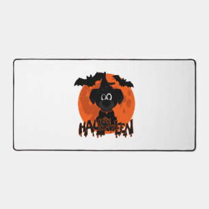 Halloween t-shirt dogs desk mat