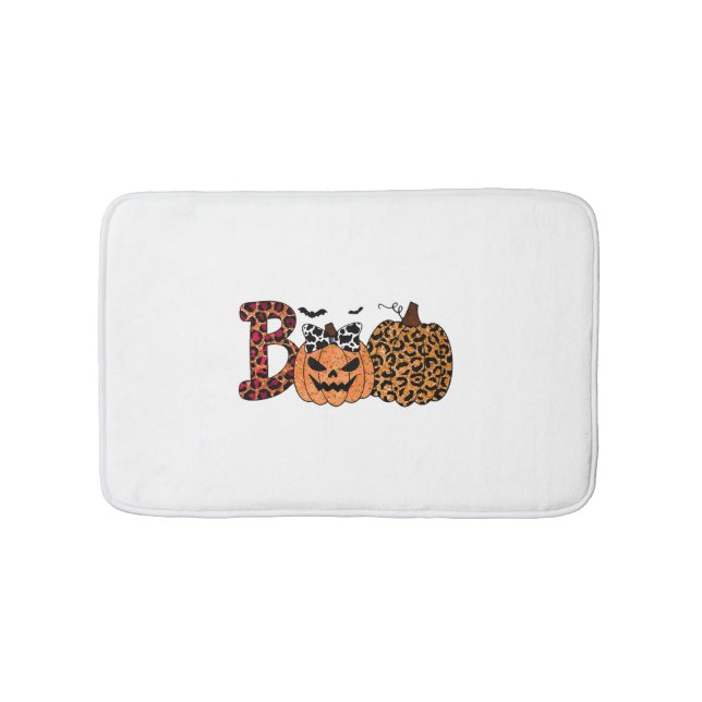 Halloween T shirt, Halloween Bath Mat (Front)