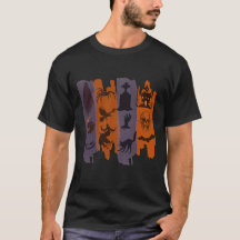 Halloween T-Shirt – Horror Icons Collage