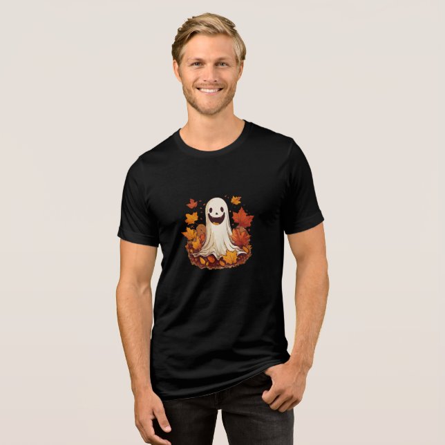 Halloween T-Shirt Tri-Blend Shirt (Front Full)