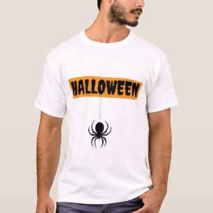 Halloween t-shirt with spider design