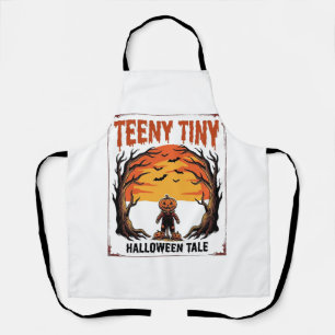 Halloween Tale Teeny Tiny Spooky Vintage Scene_1 Apron