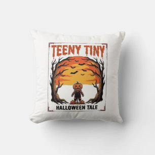 Halloween Tale Teeny Tiny Spooky Vintage Scene_1 Cushion