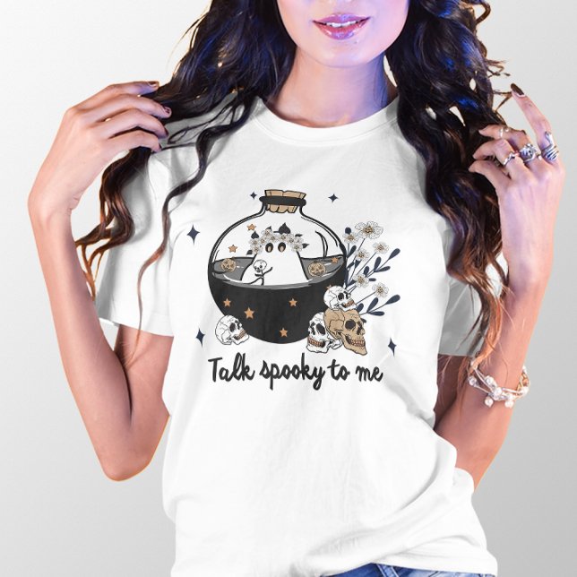 HALLOWEEN TALK SPOOKY TO ME GHOST IN A POTION T-Shirt (Creator Uploaded)