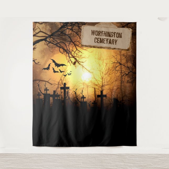 Halloween | Tapestry | Cemetary (Front)