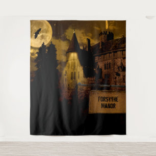 Halloween   Tapestry   Haunted Manor