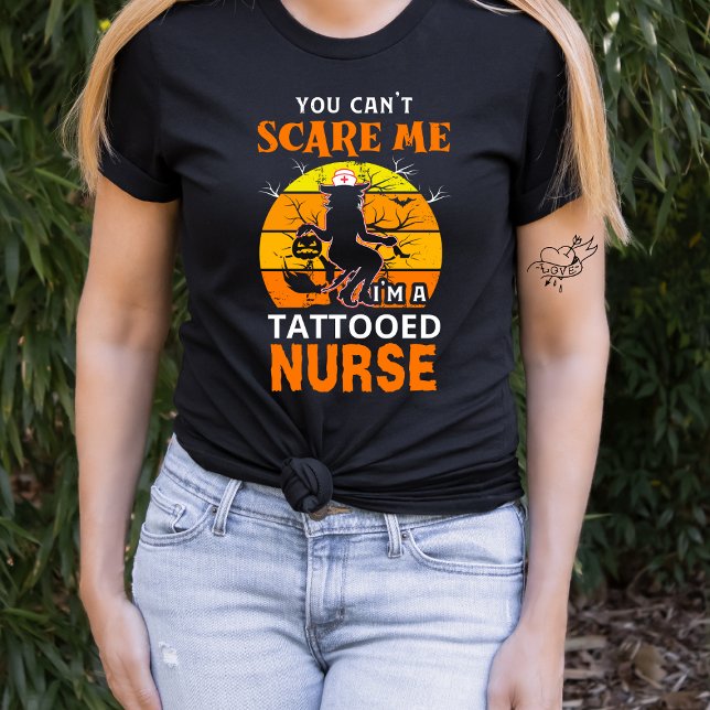Halloween Tattooed  Nurse T-Shirt (Creator Uploaded)