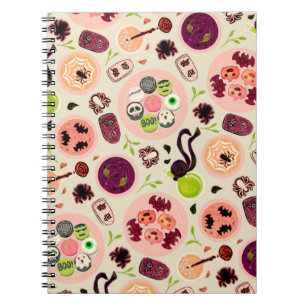 Halloween tea party notebook