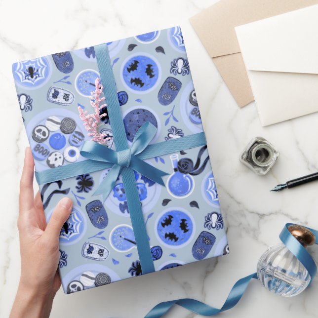 Halloween tea party Wrapping Paper (Gifting)