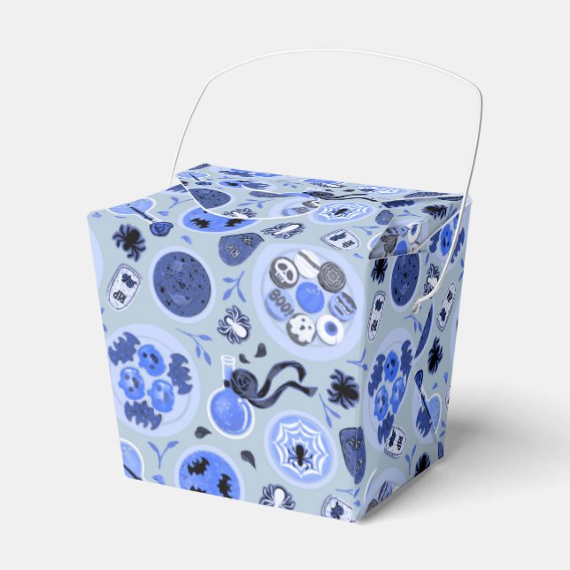 Halloween tea party Wrapping Paper Favour Box (Front Side)