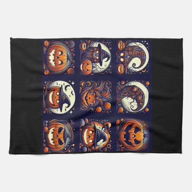 Halloween Tea Towel (Horizontal)