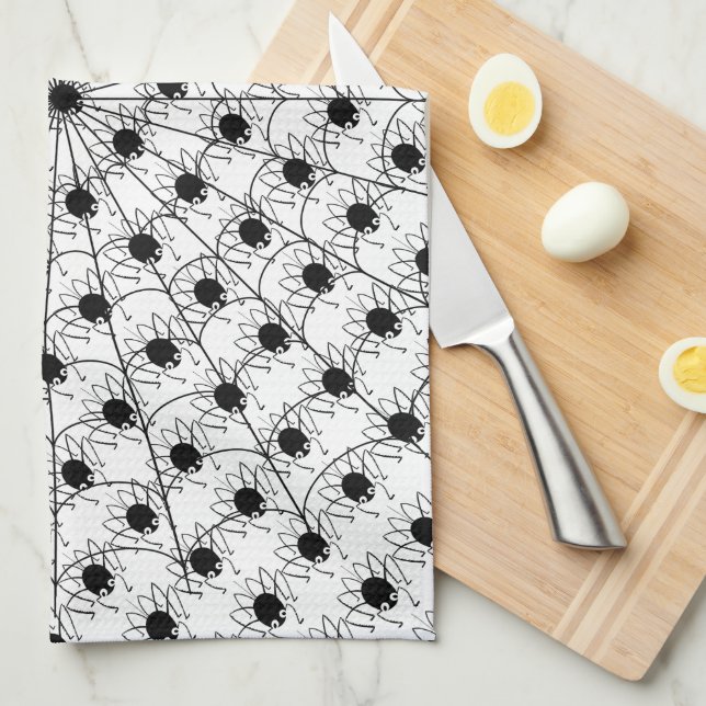 Halloween Tea Towel (Quarter Fold)