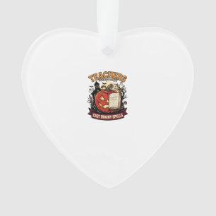 Halloween Teacher Brain Magic Ornament