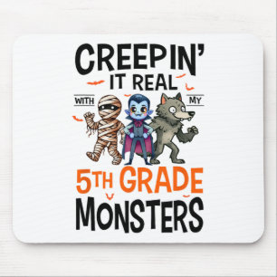 Halloween Teacher Creepin It Real With My 5th Grad Mouse Pad