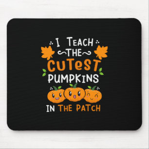 Halloween Teacher Cutest Pumpkins Birthday Mouse Pad