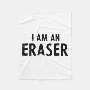 Halloween Teacher Im An Eraser Funny Costume Kids  Fleece Blanket
