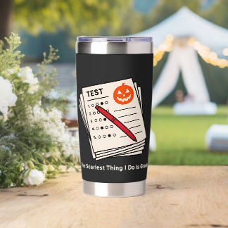 Halloween Teacher Shirt | Funny Teacher Halloween Insulated Tumbler
