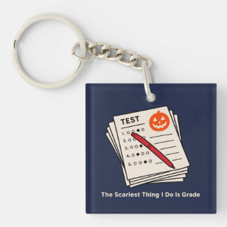 Halloween Teacher Shirt | Funny Teacher Halloween Key Ring