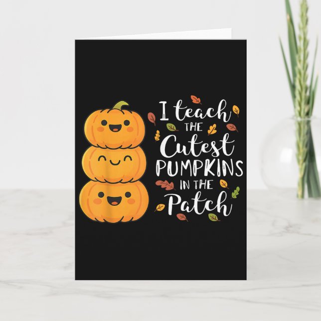 Halloween Teacher Shirts Men Women All Teachers Lo Card (Front)