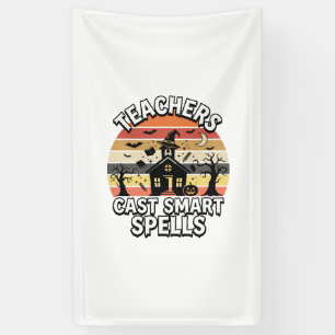 Halloween Teacher Spooky Smarts Banner