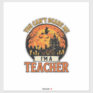 Halloween Teacher Vintage Funny Spooky School Desi