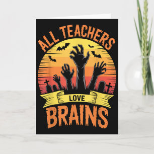 Halloween Teachers Shirts Women Men All Teachers L Card