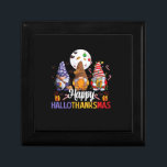 Halloween Thanksgiving Christmas Happy Hallothanks Gift Box<br><div class="desc">Halloween Thanksgiving Christmas Happy Hallothanksmas Gnomes</div>