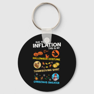 Halloween Thanksgiving Christmas My Spooky Ugly Co Key Ring